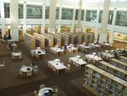 Interior of Frisco Campus Library